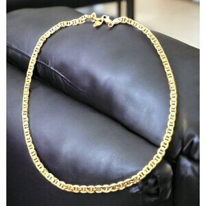 STRUCTURE Men's or Women's Mariner 14K Gold over Brass Chain Necklace 20" - NEW